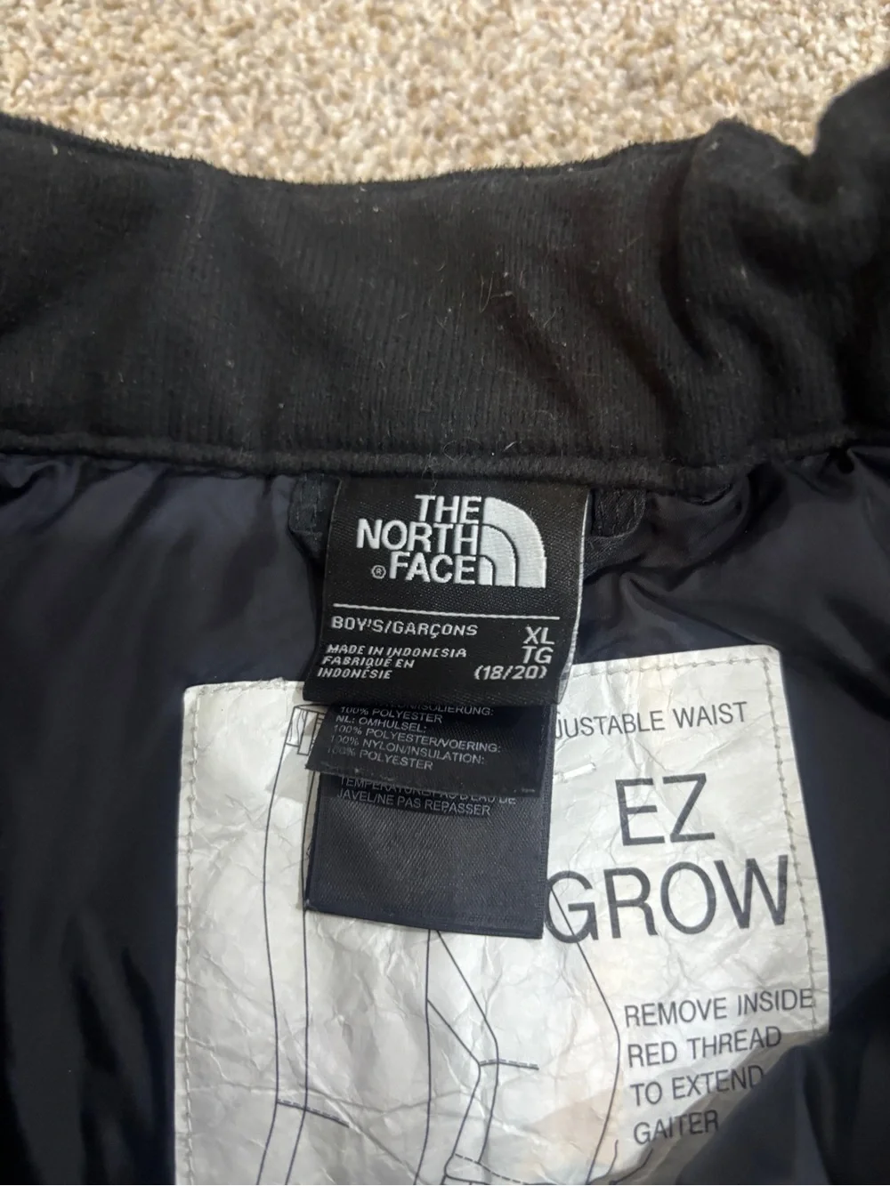 The North Face Boy’s XL Snow Pants Ski Snowboard Waterproof Black Dryvent